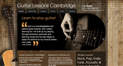Desktop Screenshot of guitarlessonscambridge.com