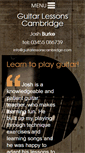 Mobile Screenshot of guitarlessonscambridge.com